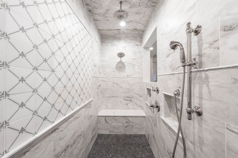 Luxurious Marble Shower Floor